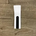 Corian Wall Coat Rack med hvid eller sort indsats, 3 stykker - Appiccio Viadurini