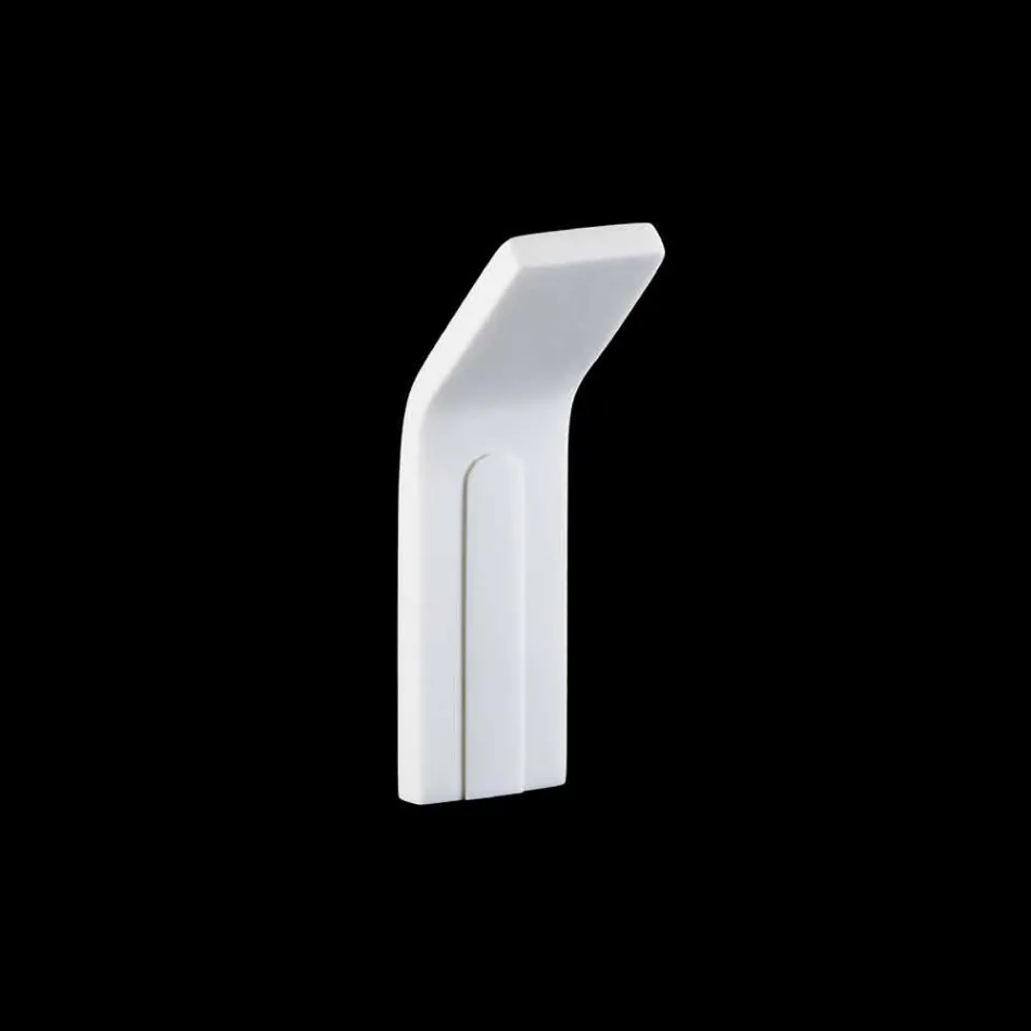 Corian Wall Coat Rack med hvid eller sort indsats, 3 stykker - Appiccio Viadurini