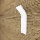 Corian Wall Coat Rack med hvid eller sort indsats, 3 stykker - Appiccio Viadurini