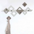 Hvid og beige trævægge Moderne geometrisk design - Klimt