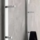 Metalvæggebøjle med 2 kroge og LED-lys Fremstillet i Italien - Osmio Viadurini