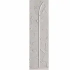 Metalvæggebøjle med 2 kroge og LED-lys Fremstillet i Italien - Osmio Viadurini