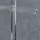 Essential gennemsigtig akryl krystal gulv knagerække - Ginergo Viadurini