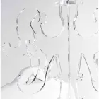 Gulvbelægningsstativ, klassisk design, i plexiglas Giave Viadurini