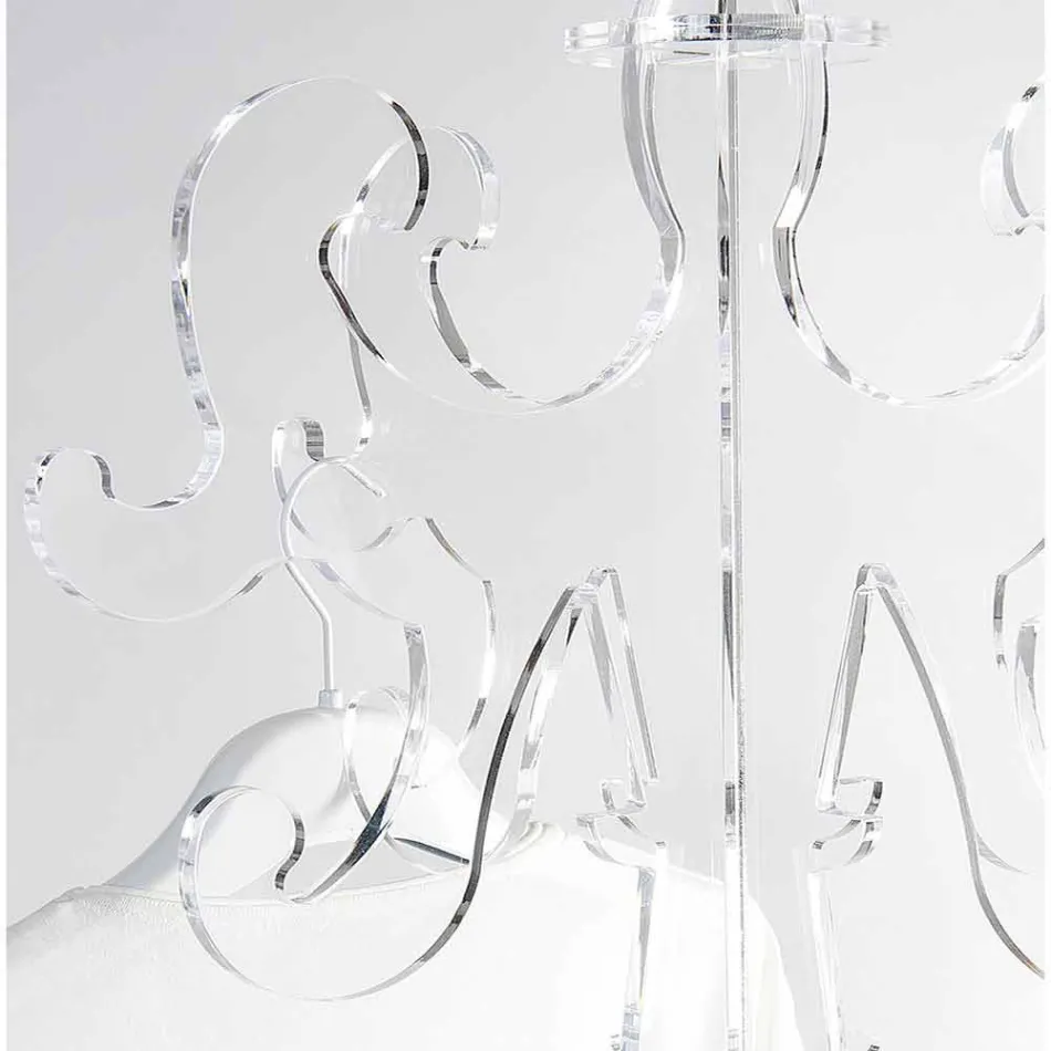 Gulvbelægningsstativ, klassisk design, i plexiglas Giave Viadurini