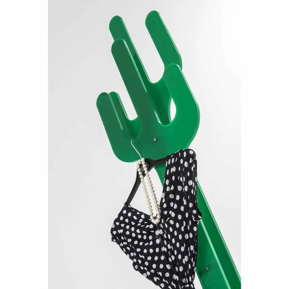 Stumtjener Green Cactus moderne design, fremstillet i Italien Viadurini