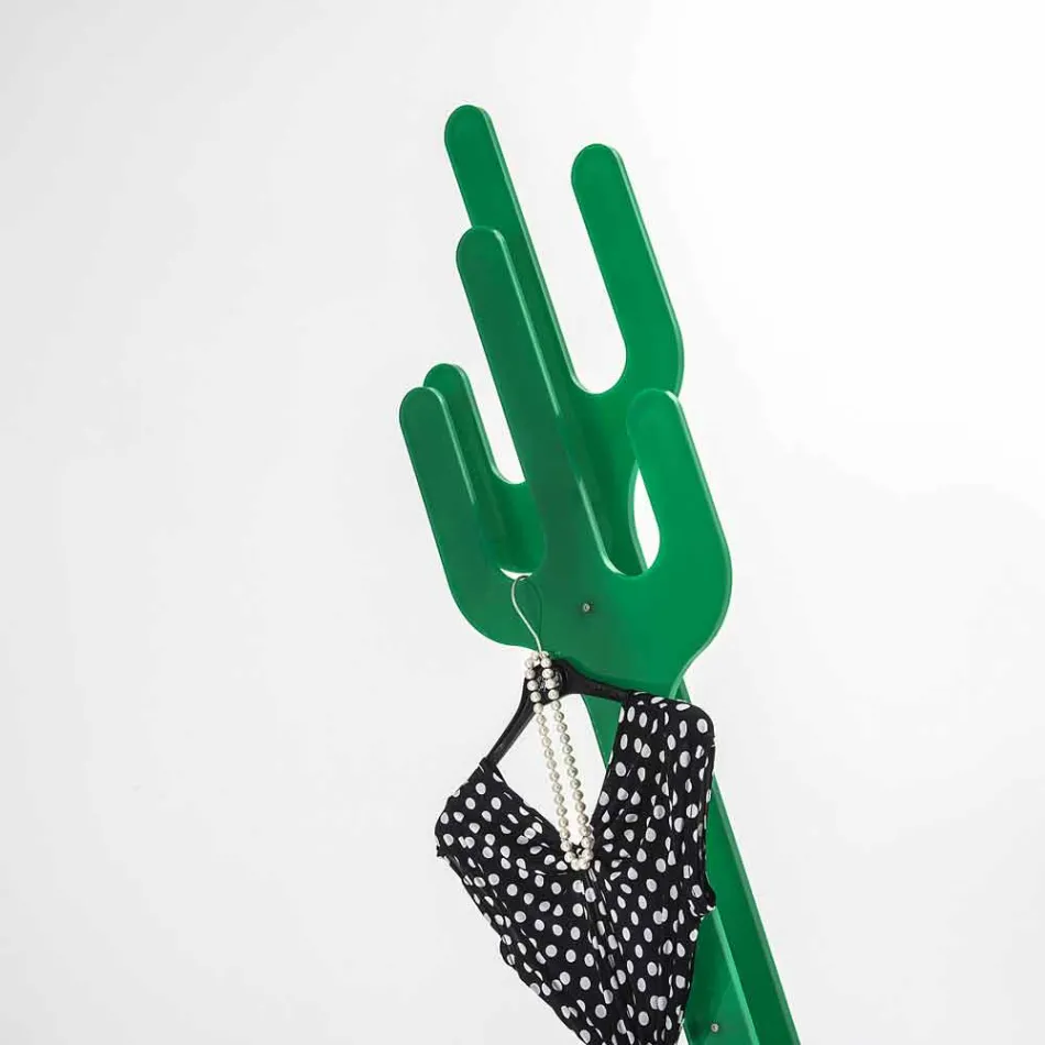 Stumtjener Green Cactus moderne design, fremstillet i Italien Viadurini