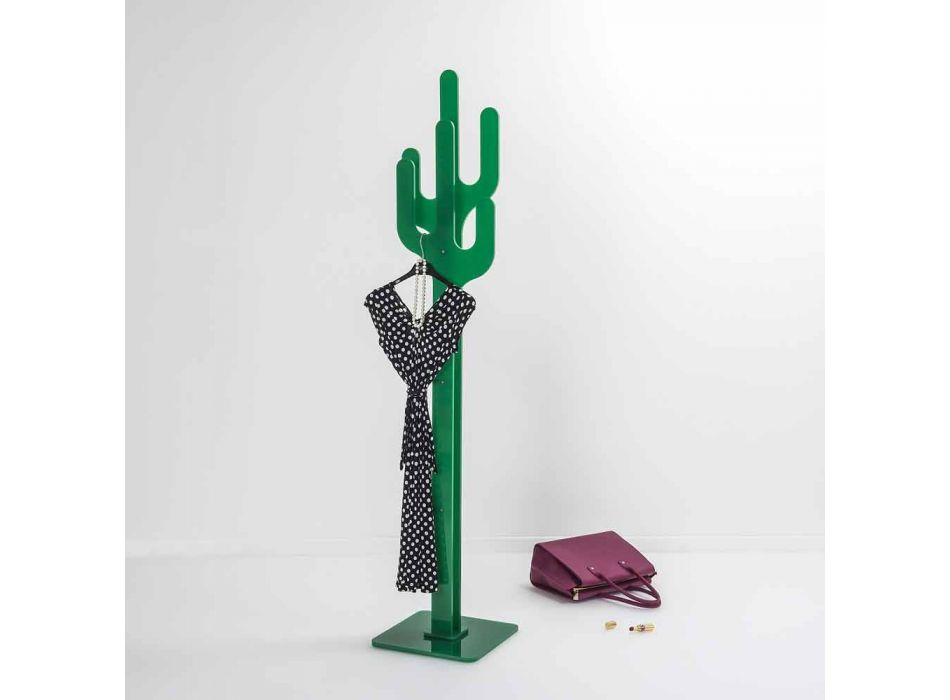 Stumtjener Green Cactus moderne design, fremstillet i Italien Viadurini