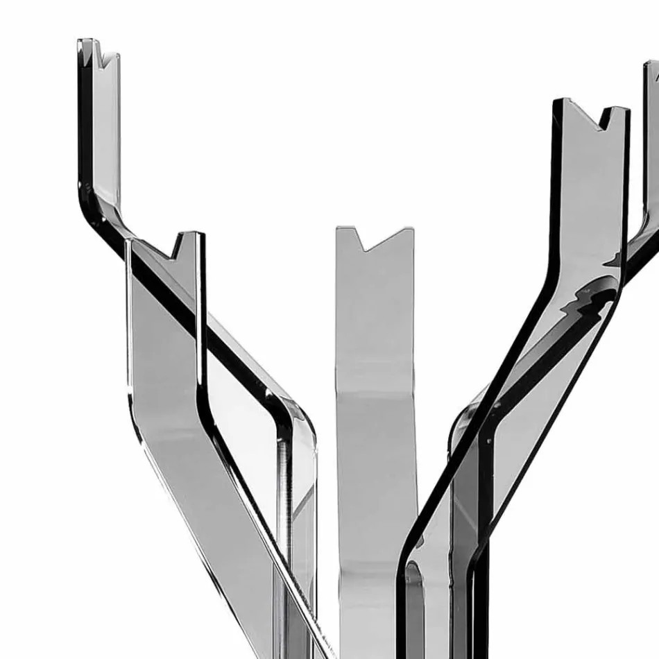 jorden røget hanger kroge 5 Andrea, moderne design Viadurini