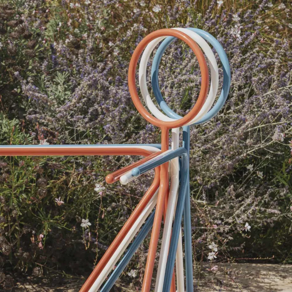 3 stykker stålkappestand lavet i Italien - Steward by Myyour Viadurini