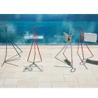 3 stykker stålkappestand lavet i Italien - Steward by Myyour Viadurini