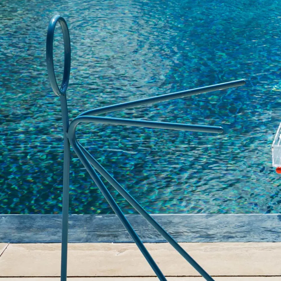 3 stykker stålkappestand lavet i Italien - Steward by Myyour Viadurini