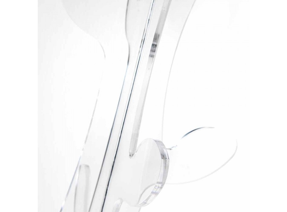 Gulvbelægningsbøjle i gennemsigtigt plexiglasdesign til indgang - Alibi Viadurini
