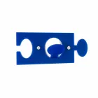 Vægbøjler i farvet plexiglas enkelt design 4 stykker - Fratack Viadurini