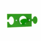 Vægbøjler i farvet plexiglas enkelt design 4 stykker - Fratack Viadurini