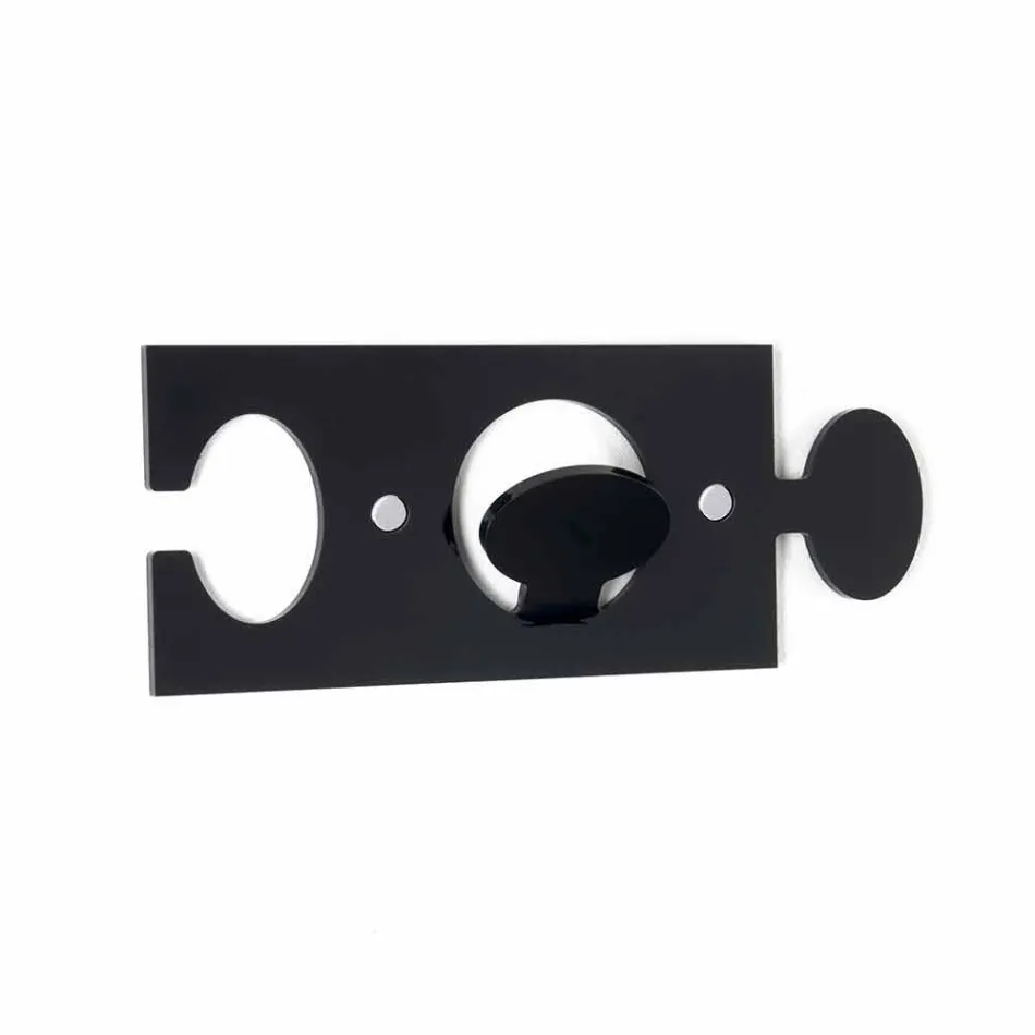 Vægbøjler i farvet plexiglas enkelt design 4 stykker - Fratack Viadurini