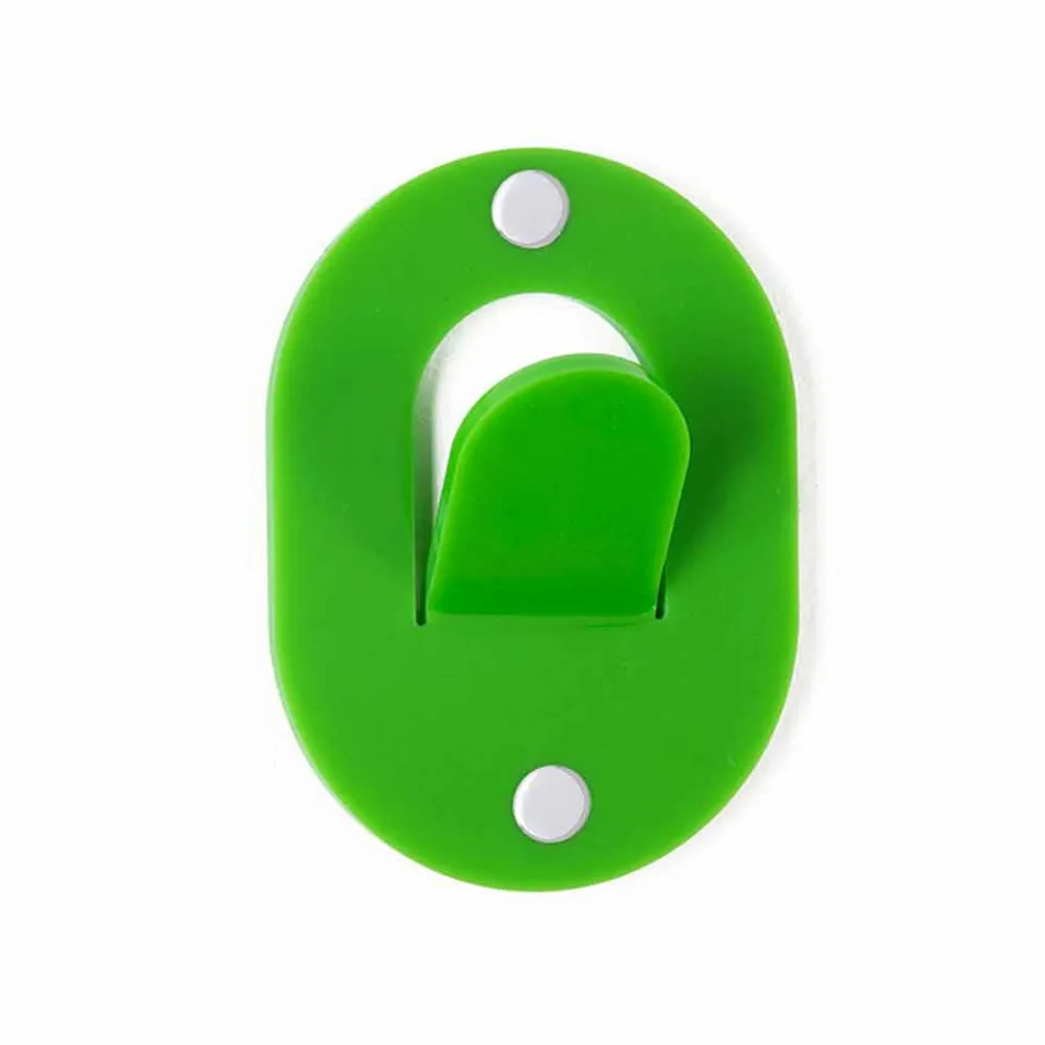 Vægbøjle i farvet plexiglas 5 stykker klipdesign - Freddie Viadurini