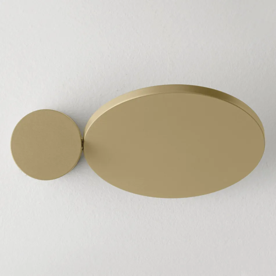 345° roterende metalvæglampe fremstillet i Italien - Lumi Viadurini