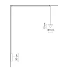 Væglampe i sort aluminium og kegle Fantastisk minimalt design - Mercado Viadurini