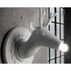 Vægapplikation i mathvid keramisk moderne design i Cervo - Memento Viadurini