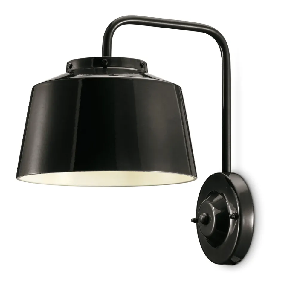 Væglampe i metal og håndlavet keramik med dobbelt åbning - 50S Viadurini