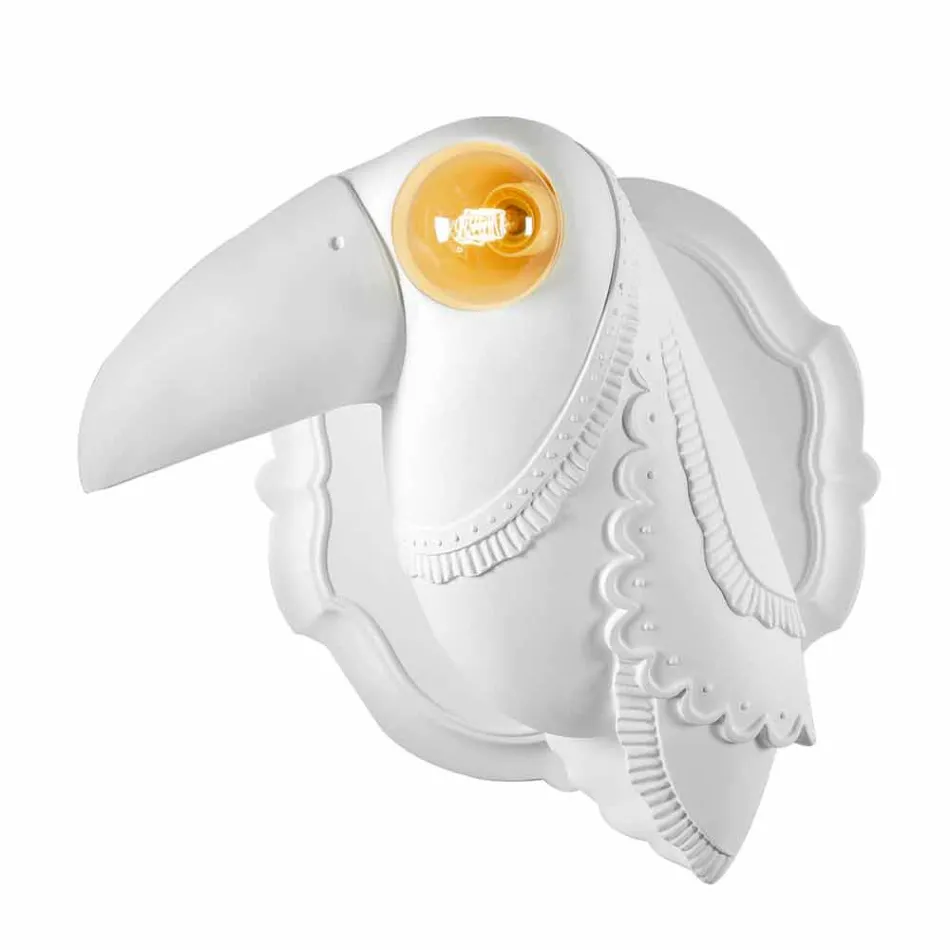 Væglampe i mathvid keramisk moderne italiensk design - Tucano Viadurini