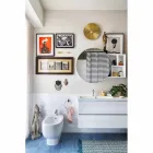 Væglampe i plisseret naturlig messing 2 størrelser - Pliè af Il Fanale Viadurini