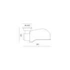 Håndlavet toscansk Majolica væglampe fremstillet i Italien - Toscot Bistrò Viadurini