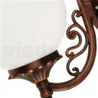 Applikation med akrylkugle og trykstøbt aluminiumsstruktur - Trovanero Viadurini