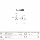 Forsænket udvendigt en Bugatti lys af Aldo Bernardi Viadurini