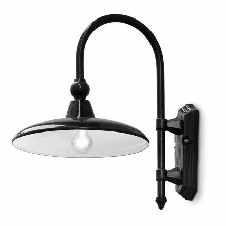 Klassisk design aluminium udendørs væglampe lavet i Italien - Campobasso Viadurini