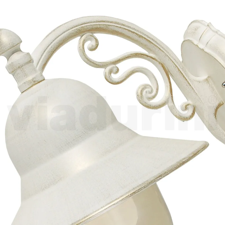 Udendørs væglampe i aluminium og polycarbonat Fremstillet i Italien - Cassandra Viadurini