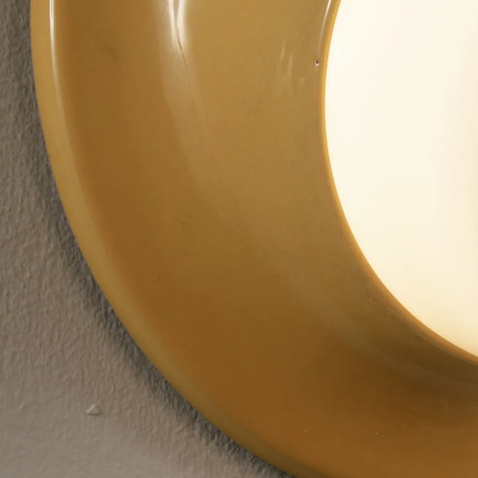 Udendørs væglampe i Majolica og blæst glas fremstillet i Italien - Toscot Swinger Viadurini