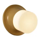 Udendørs væglampe i Majolica og blæst glas fremstillet i Italien - Toscot Swinger Viadurini