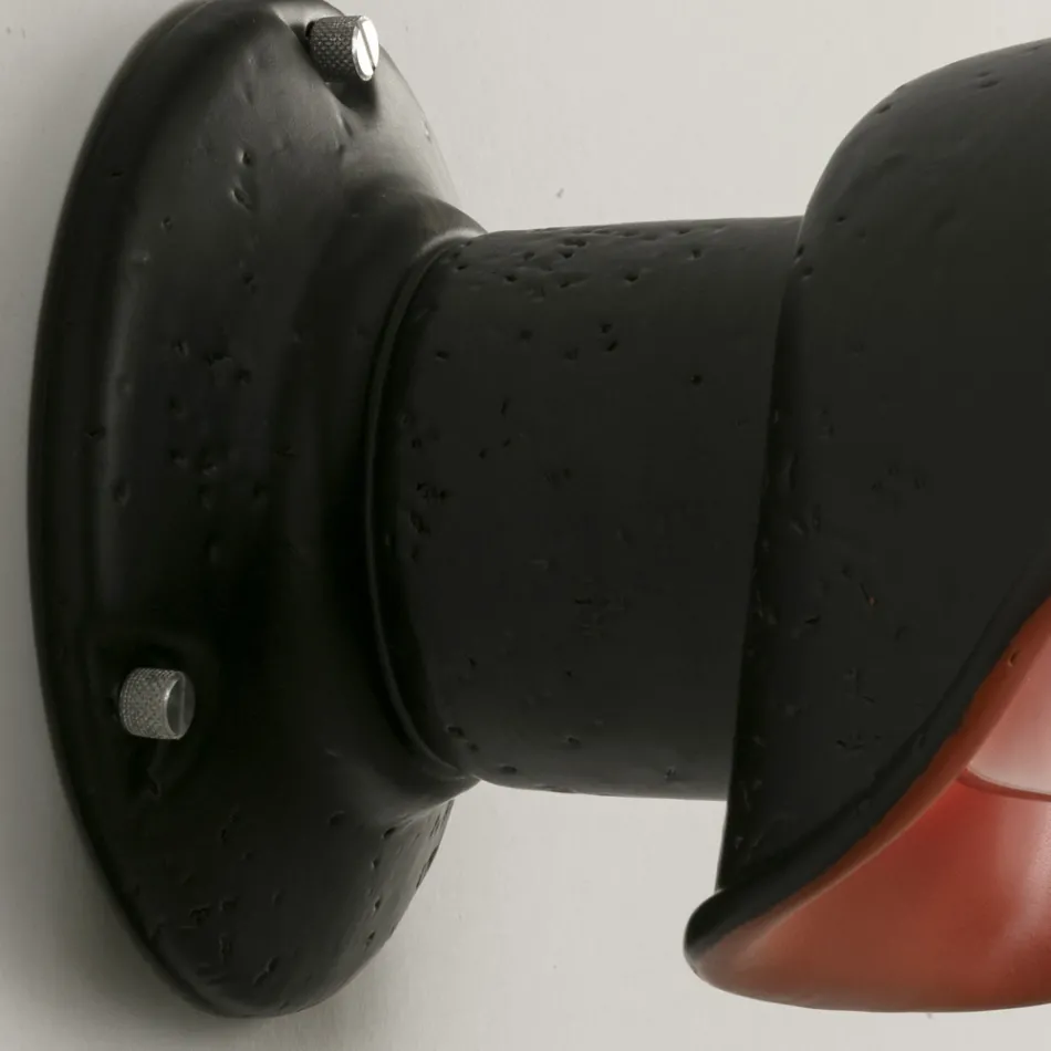 Tuscan Majolica udendørs væglampe håndlavet i Italien - Toscot Bistrò Viadurini