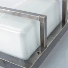 Udendørs væglampe i messing, E27 og geometrisk stil, fremstillet i Italien - Krystal Viadurini