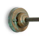 Udendørs væglampe i messing, opalglas og IP44 fremstillet i Italien - Drago Viadurini