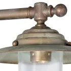 Elfico udendørs væglampe i messing, klart glas og IP44-klassificering Viadurini