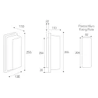 Vintage udendørs væglampe i messing med E27-fatning og IP44 - Krystal Viadurini