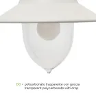 Vintage stil udendørs væglampe i aluminium lavet i Italien - Cassandra Viadurini