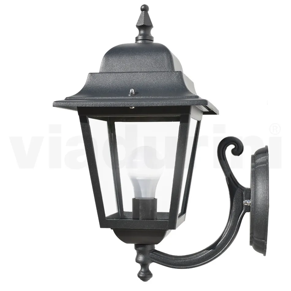 Haveapplikation i aluminium og gennemsigtigt glas lavet i Italien - Scintilla Viadurini