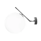 Håndblæst venetiansk glasvæglampe - sne Viadurini