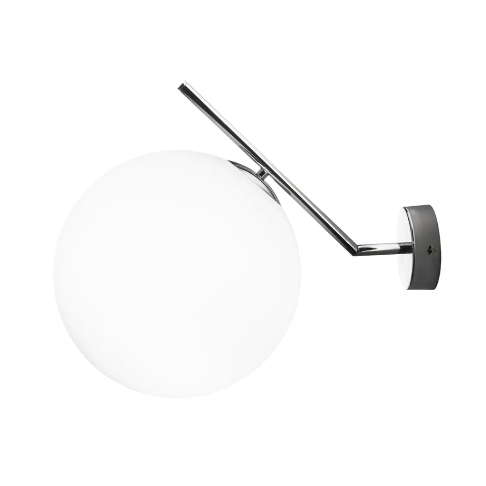 Håndblæst venetiansk glasvæglampe - sne Viadurini