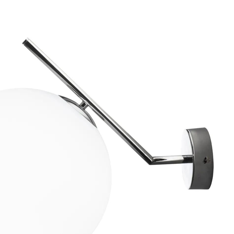 Håndblæst venetiansk glasvæglampe - sne Viadurini