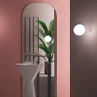 Håndblæst venetiansk glasvæglampe - sne Viadurini