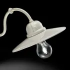 Lampe i blank keramiske væg Ferroluce Retro Viadurini