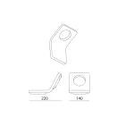 Væglampe i glaseret toscansk majolica fremstillet i Italien - Toscot Vivaldi Viadurini