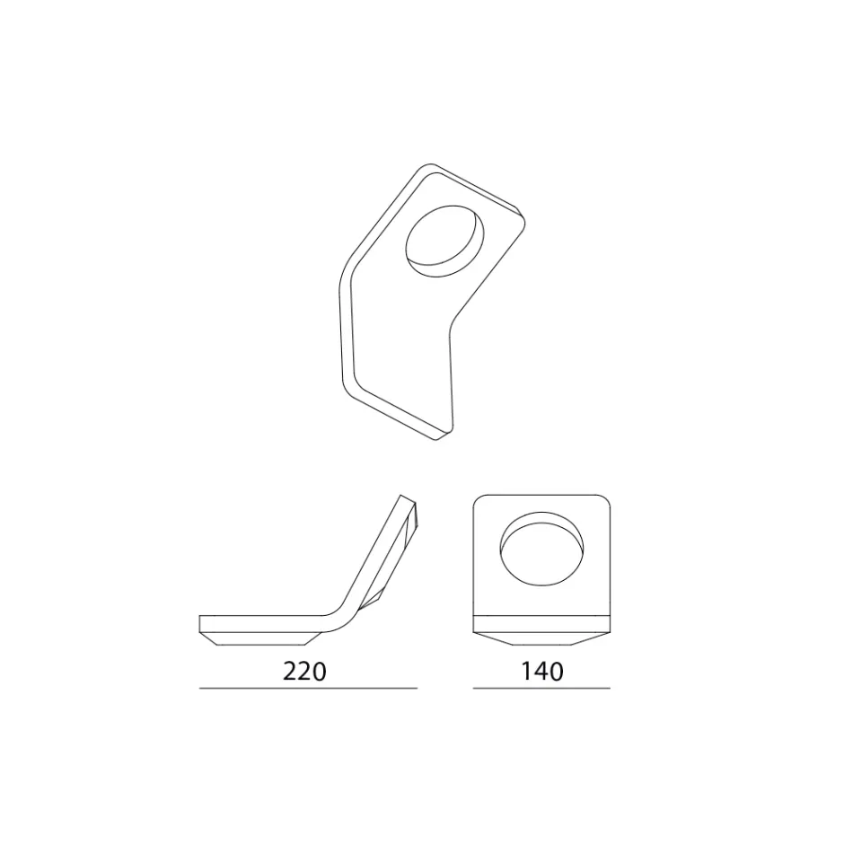 Væglampe i glaseret toscansk majolica fremstillet i Italien - Toscot Vivaldi Viadurini