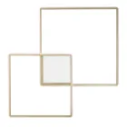 Moderne - Formel guldmalet metal væglampe med LED Viadurini