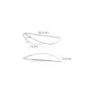 Væglampe lavet af genanvendeligt aluminium i forskellige farver - Mila Viadurini